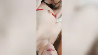 My sister eating out my Cummed