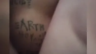 Husband fucks me and jizzes on my foot