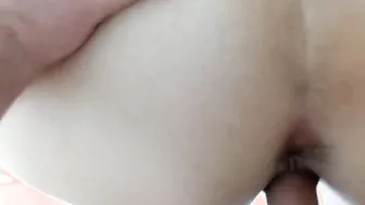 Fucker cum into his whore - close-up sex tape