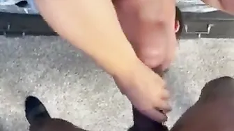 Hispanic takes a footlong penis
