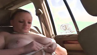 Beauty Blonde 18 Year Old Bares Her Huge Perfect Breasts Inside Outdoors