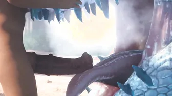 Dude dicked down a Gigantic Dragon