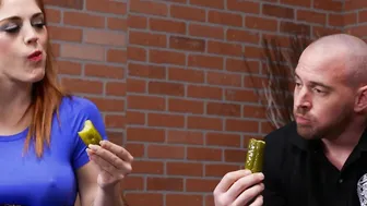 Hide The Pickle Scene With Steve Holmes Halle Hayes - Brazzers Official