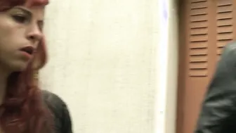 AMATEUR EUROPEAN - French Red Head Loves Being Sandwiched Between Dicks