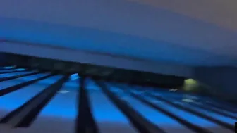 Thai 18 year old GF went bowling but did not hit a strike until they get home