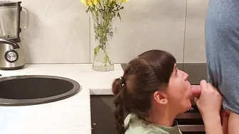 I PAID my cougar STEPMOM for TEACHING SEX inside lunch #kitchenSEX rough milf fellatio real by Natasha Private
