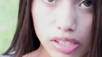 Little Lupe rubbing and Finger Bang cunt