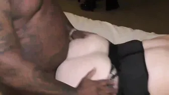 Hotwife Sarah Fucks two big black cock Bareback Into All Holes - Preview
