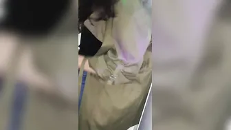 I chase my partner to the toilet she makes me