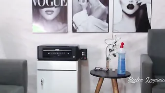 Very beauty maid cleaning