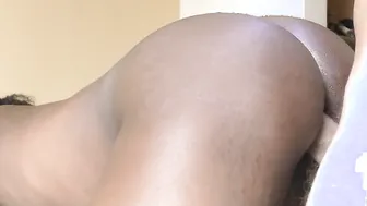 Anal banged with gigantic white penis and african skank and