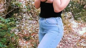 Real outside sex - Pov deep throat and doggy style screwed against