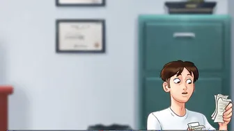 Summertime Saga: They Get Caught Fucking Into The Office –