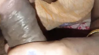 Desi housewife blow job