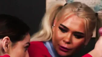 CFNM HEAD college girls suck penis on college into 3 way