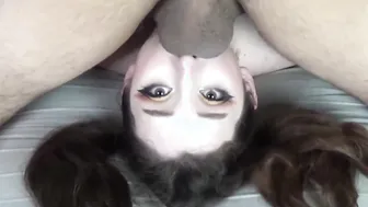 I Throat Plowed my Step Sister for the First Time  Cum Nuts Deep Into her Stomach three TIMES