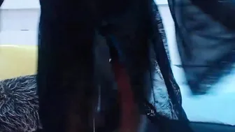 Black Asshole Winking