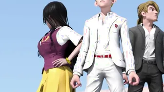 Outdoor Sex Hour - 3D Hentai School Porn