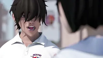 Outdoor Sex Hour - 3D Hentai School Porn