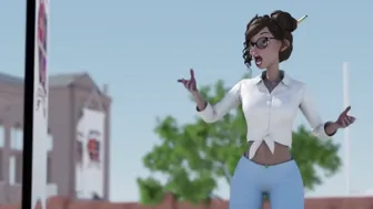 Outdoor Sex Hour - 3D Hentai School Porn