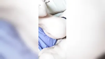 Morning awakening with sex of a slender sexy with a