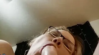 PAWG BBW cougar Toxic Lilly Close Up ORAL SEX on Tyson