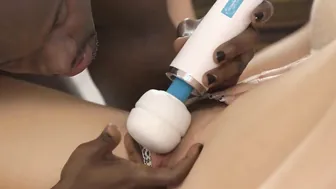 BLACK4K. Belle vibrators cunny before being ready for penetration with bbc