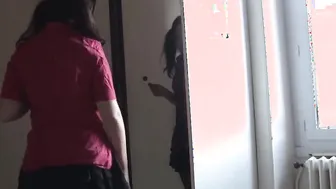 Collant porn video – Two young students take a break and enjoy fucking inside the booty
