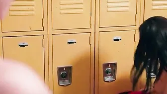 Gym Coach has fun with Goddess Big Titted Cougar (Crystal Rush Kimmy Kim)