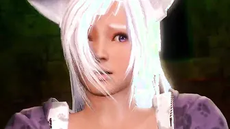 Monsters Plowed A Amazingly Hot Women With White Hair