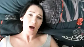 HOT MOMMY SPREADS LEGS IN FRONT OF HER SONS FRIEND