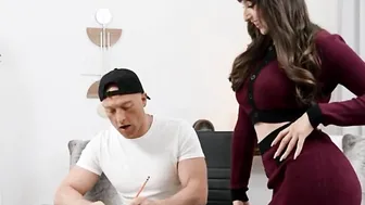 MILF WITH CUFF ASS ROLE PLAYED FOR FUCKING WITH BOY
