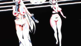 MMD Azur Lane Belfast Sirius Boned all you can Bitch