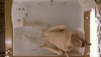 Awesome banged inside a homemade spa into the woods
