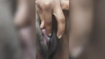 DIRTY TWAT PLAY INSIDE OUTDOOR TOILET