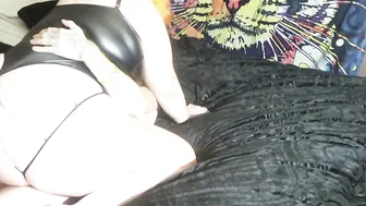 Spanking before hard pounded with bbw dominatrix