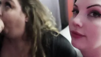 Riley Daniels  Katja Miyatovich gotten CAUGHT sucking off cock at a porn convention