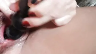 nippleringlover freaky mom inside bed finger fuck pumped pierced snatch pinching
