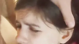 A young bitch went to visit her friend and got into hard sex