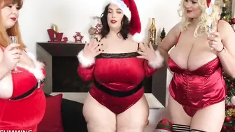 Three Dyke BBW Gigantic Boob Ladies with crazy hot thick bodies