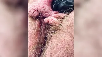 Masturbate my cunt and spanking clitoris