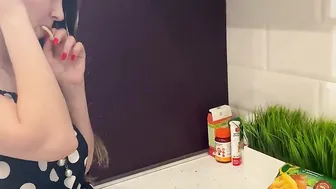 Stepmother comforted upset stepson with her snatch