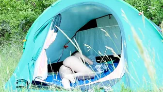 awake Beauty Cougar - Hot MILF Strips Down in Nature