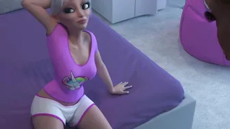 Small cock dickgirl lose virginity - 3D Sex Softcore (ENG Voices)