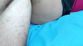 My step cousin Gio getting plowed very rough by my hubby he fills her cunt with milk three times until