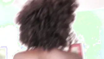 White Guy's Giant Dick Makes Black Girl Squirt - Old Man Young Slut Sex