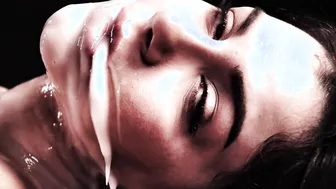 Real Life Animated Compilation - Mouth explodes with a ton of cum after hardcore deep throat