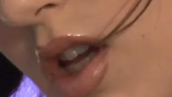 Sasha Grey is on her knees giving pretty fellatio