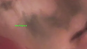 Filthy foot licking clean