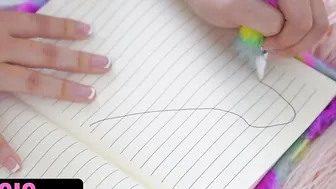 TinySis - Little beauty Bombshell Writes Down ALl Her Night